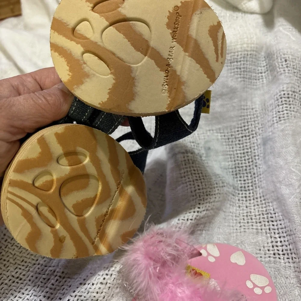 LOT OF BUILD A BEAR SHOES - 3 PAIR
